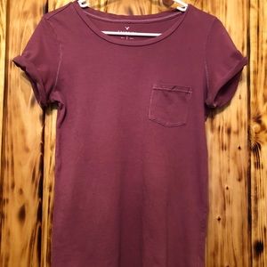 Women’s Light Mauve American Eagle Tee Size M
